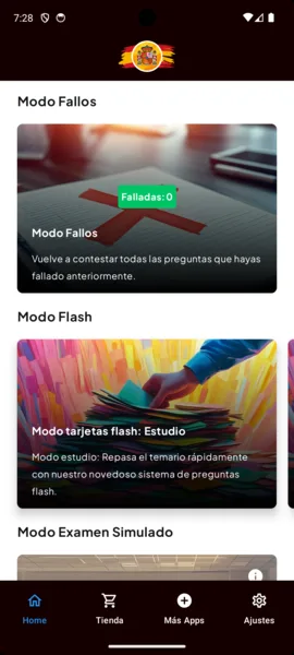 Tarjetas de Modo Fallos y Modo tarjetas flash.